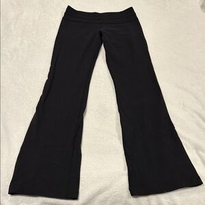 Lululemon Black Flare Pants size 6 tall